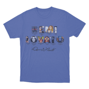 Demi Lovato Album Art Unisex T Shirt Blue